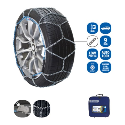 Ланцюги протиковзання Veriga COMPACT 90 9мм 205/55R16