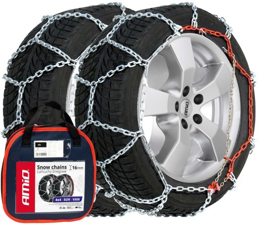 Ланцюги протиковзання для коліс 16мм 4x4 KB-230 для коліс 13 14 15 16 17 18 19