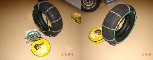 Цепи противоскольжения на колеса 240