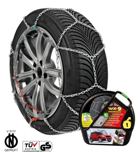 Цепи противоскольжения на колеса wx-9 225/55-15 205/65-15