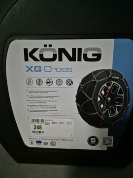 Ланцюги зимові König XG Cross 248 ширина 225-235 R17-20 Toyota RAV4