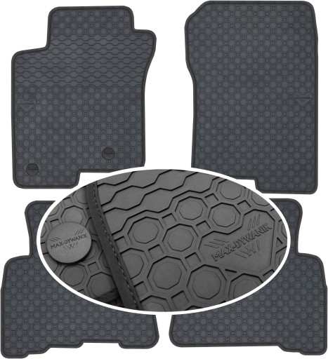 Килимки гумові Land Cruiser J150 Long 09-17 PrimeLiner - Чорні