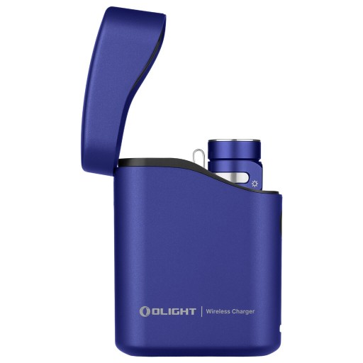 Фонарик Olight Baton 4 Premium Edition Regal Blue 1300 лм с зарядным чехлом
