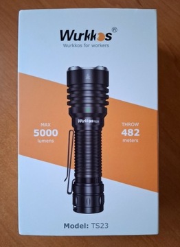 Ліхтарик Wurkkos TS23, 5000lm, з батарейкою 21700