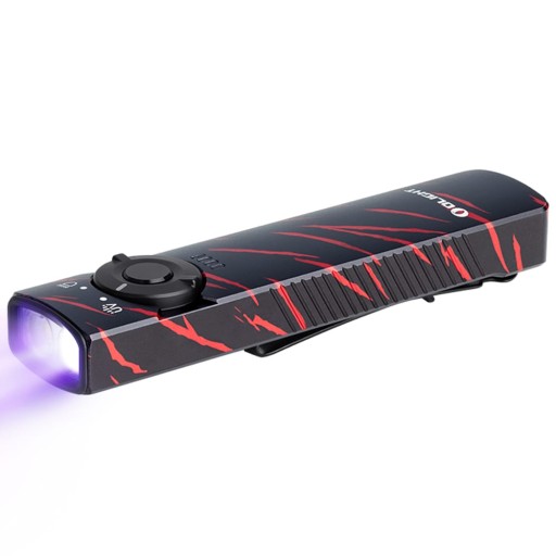 Акумуляторний ліхтарик Olight Arkfeld UV Black Lava EDC - 1000 люмен