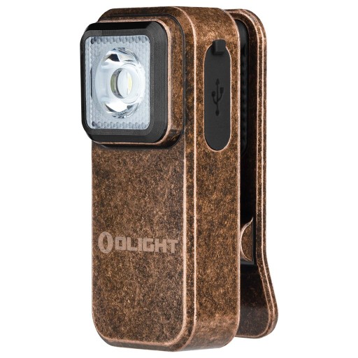 Ліхтарик Olight Oclip Copper акумуляторний EDC - 300 люмен