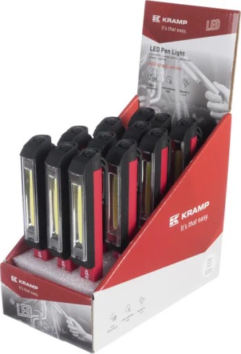 Ліхтарик ручний LED Kramp, дисплей 12 шт