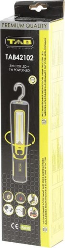 Ручний світлодіодний ліхтарик 3W 260 lm зарядка 4-5год TAB42102 TAB