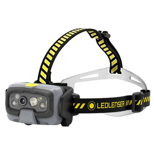 Ledlenser HF8R Work Black/Yellow, налобный фонарь, 1600 лм