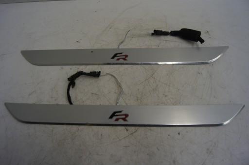 Leon III FR накладка на порог с подсветкой