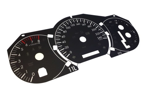 Lexus RX 300 330 циферблаты одометра замена часов миль в час в км/ч миль километров