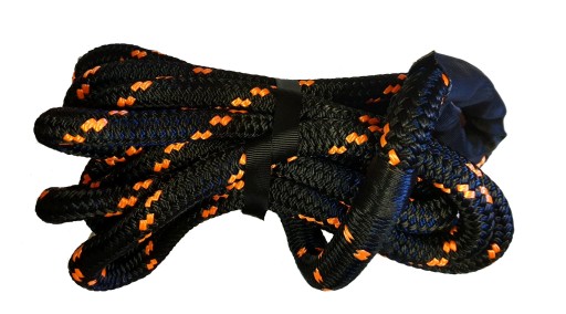 Кинетическая веревка Мамба черная 32мм 9м 24т