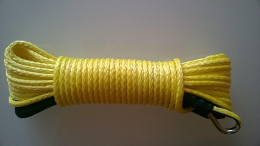 Синтетична мотузка 6 мм 15 м лебідка atv quad