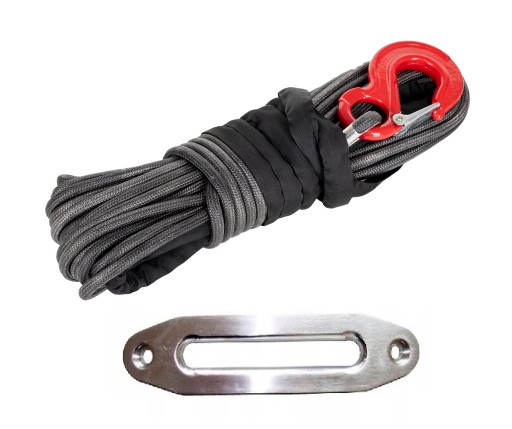 Веревка плетеная синтетическая 12мм 28м DYNEEMA Набор с глайдом