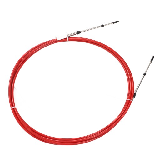 Victool1619220156911 - Гнучка червона кришка тросу дросельної заслінки човна 17 футів, стійка до іржі