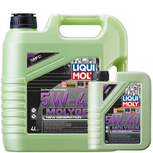 Масло Liqui Moly LM8578 Molyge New Gen 5W40 4л+1л