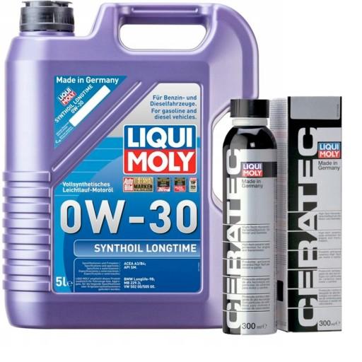 Масло Liqui Moly LM8977 Synthoil 0W-30 5л + CeraTec