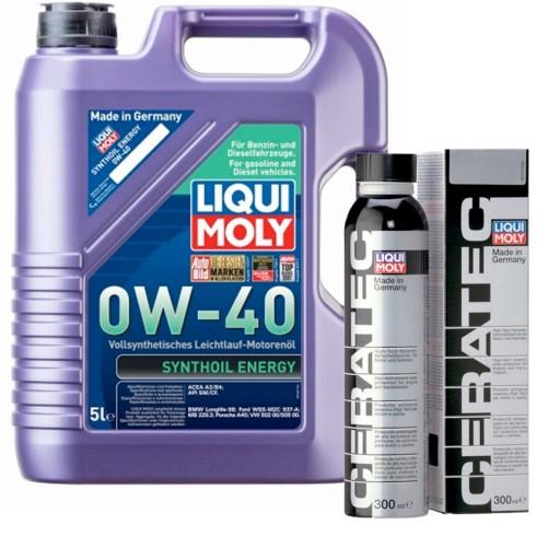 Масло Liqui Moly LM9515 Synthoil 0W40 5л + Cera Tec
