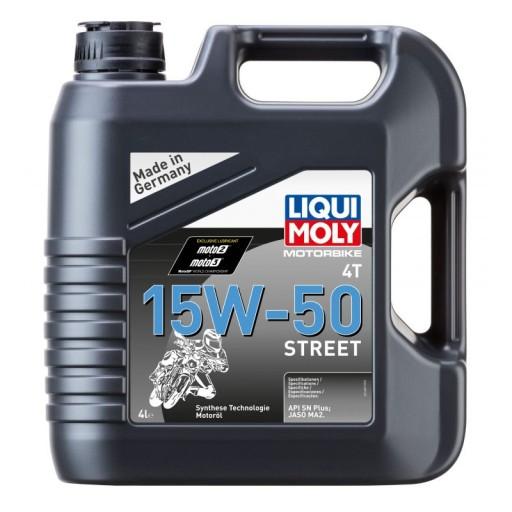 Масло Liqui Moly LM1689 4T 15W-50 4л для мотоцикла