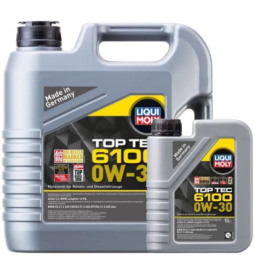 Масло Liqui Moly LM20778 TopTec 6100 0W-30 4л+1л