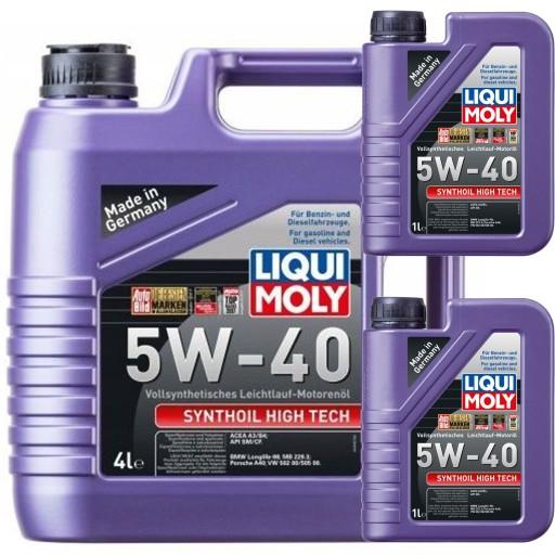 Масло Liqui Moly LM2194 Synthoil 5W40 4л+2л