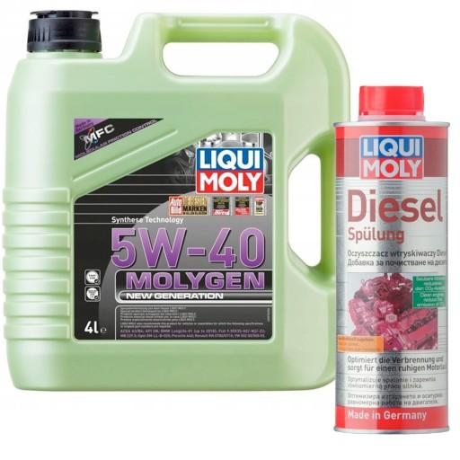 Масло Liqui Moly LM8578 Molygen New 5W-40 + SPULUNG