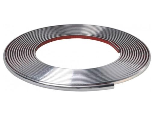 Декоративна самоклеюча хромована смуга