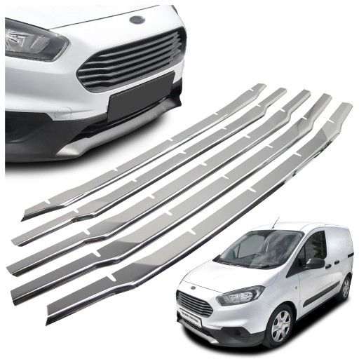 Накладки решітки радіатора для FORD TRANSIT COURIER 2018-2023 рр