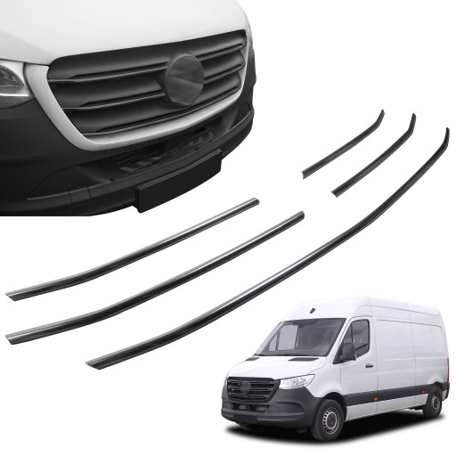 Накладки на передню решітку для MERCEDES SPRINTER W907 2018-