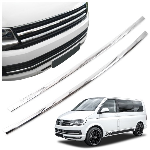 Накладки на решітку радіатора для VW MULTIVAN VI T6 2015-2019