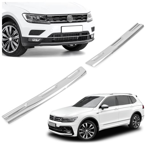 Накладки на передню решітку для VW TIGUAN II AD/BW 2016-2020