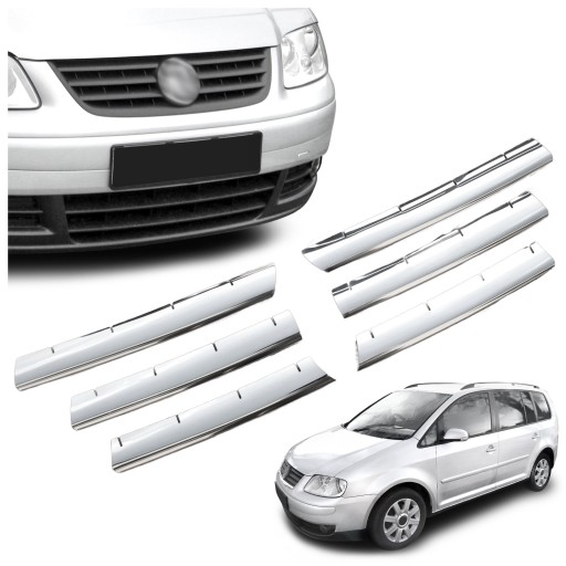 Накладки решітки радіатора на VW TOURAN I 1T 2003-2006 рр