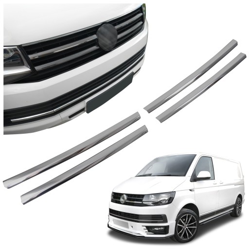 Накладки на решітку радіатора для VW TRANSPORTER VI T6 2015-2019