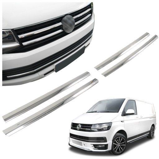 Накладки на решітку радіатора для VW TRANSPORTER VI T6 2015-2019