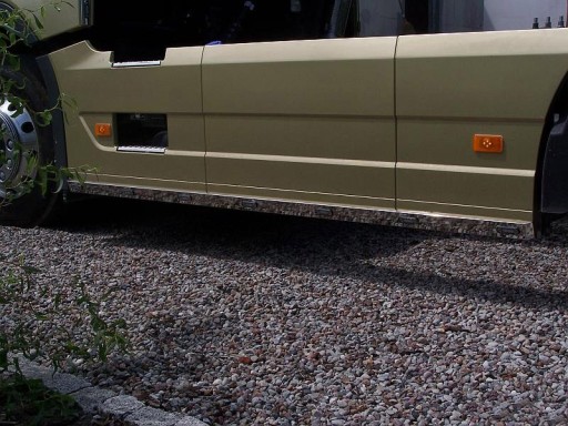 Боковые накладки Volvo FH/FM, средняя ось