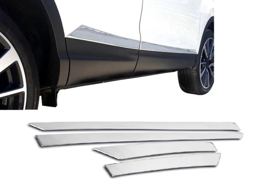 Накладки на боковые двери NISSAN QASHQAI +2 2007-2013 гг.