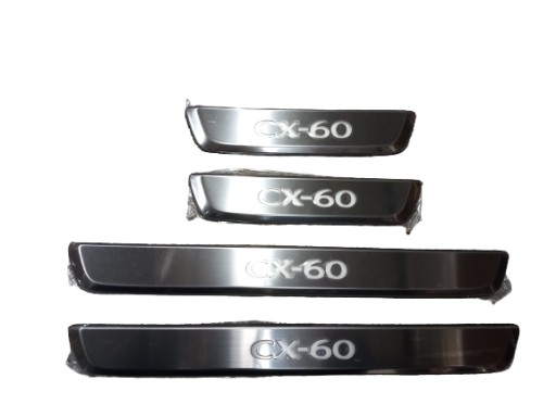 Декоративные накладки на пороги с подсветкой Mazda CX-60