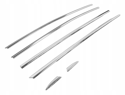 Накладки на боковые окна Renault Megane 4 2016+ HB