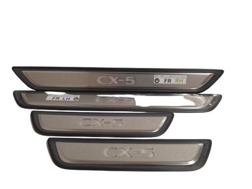 Накладки на пороги з підсвічуванням-Mazda CX-5
