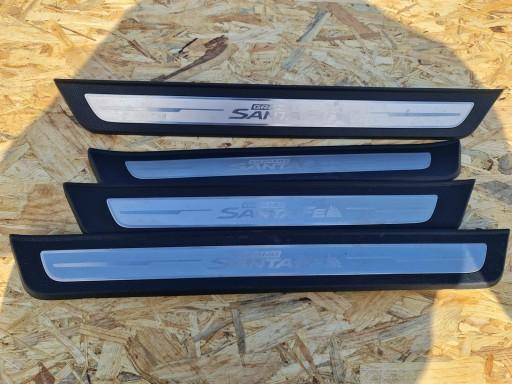 Накладки на пороги Hyundai Santa Fe Grand