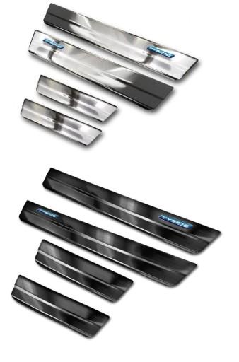 Накладки на пороги накладки на пороги RAV4 IV V chrom18-