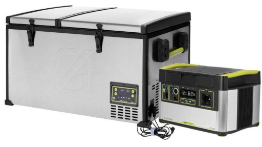 Компресорний холодильник до -20C 77,8 л з двозонною морозильною камерою та накопичувачем енергії