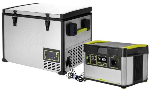 Компресорний холодильник 52,6 л з морозильною камерою 12 В/230 В і електростанцією 1516 Вт*год