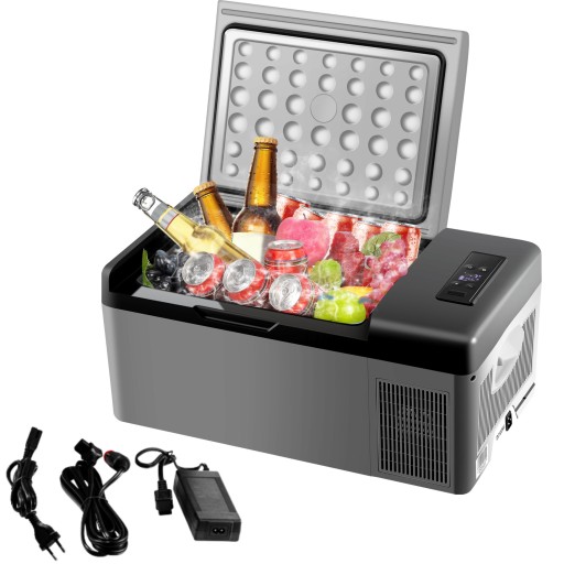 Автохолодильник туристичний, морозильна, компресорна, 15л