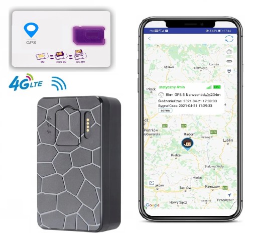 GPS-локатор 4G LTE 100 днів ПРОСЛУХУВАННЯ МАГНІТНОЇ SIM-карти