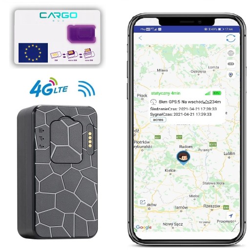 GPS-локатор 4G LTE 55 дней ПРОВОДКА МАГНИТНОЙ SIM-карты