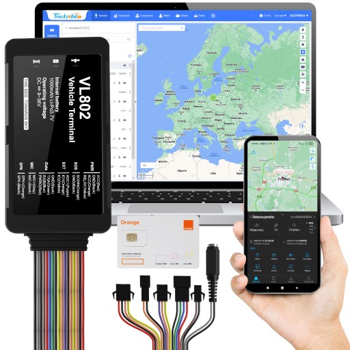 LBS 4G GPS-локатор Відключення запалювання палива IP65 із службою Tracksolid