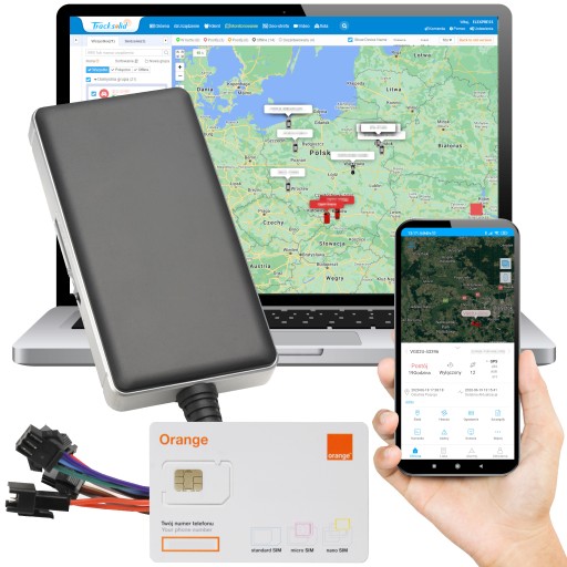 GPS-локатор Прослуховування Автомобільна платформа Tracksolid Pro SIM-карта