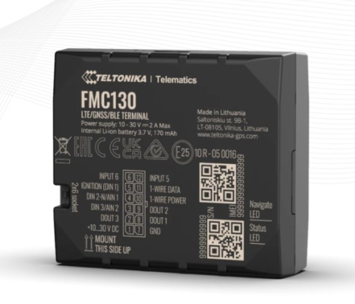 GPS трекер teltonika FMC130 4G / LTE