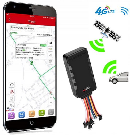 GPS-передатчик Локатор MV501G 4G БЕЗ ПОДПИСКИ - Микрофон отсечки топлива